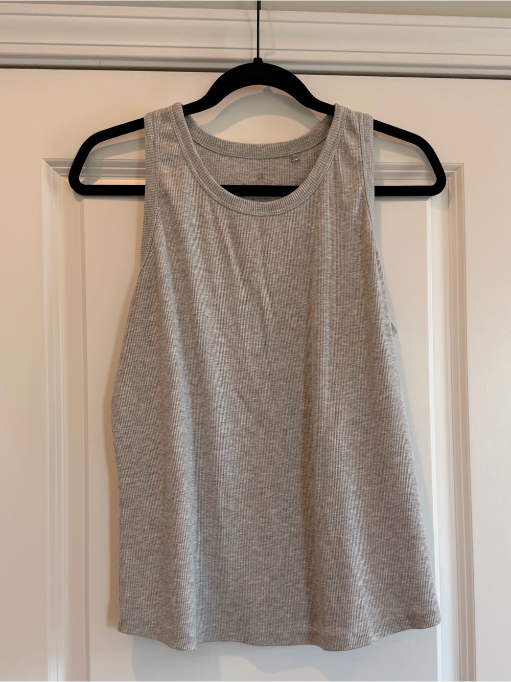 Danskin Ribbed Tank Top - Light Gray